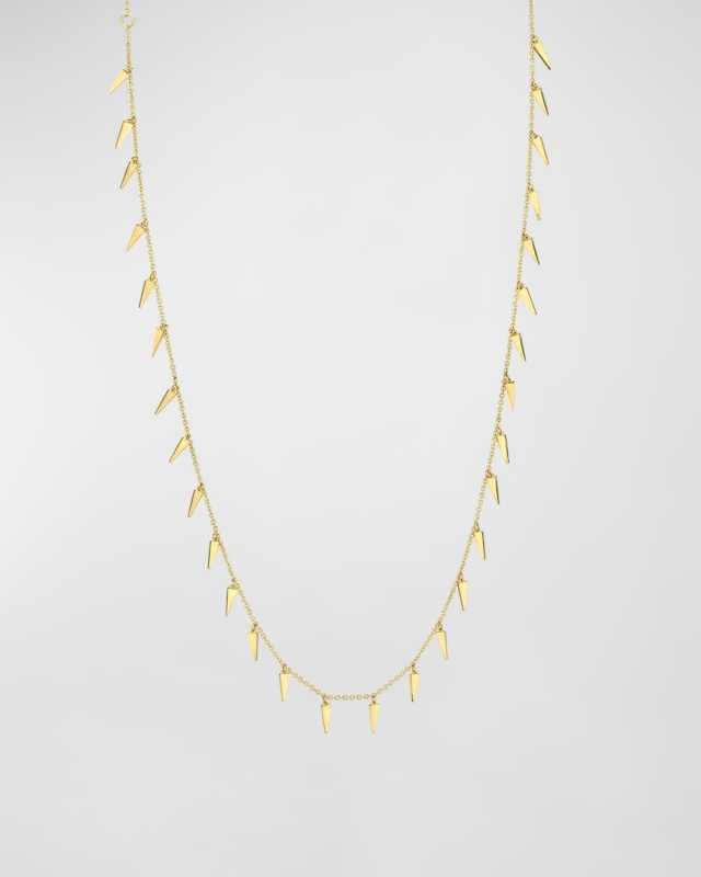 14k Pure Small Fringe Necklace