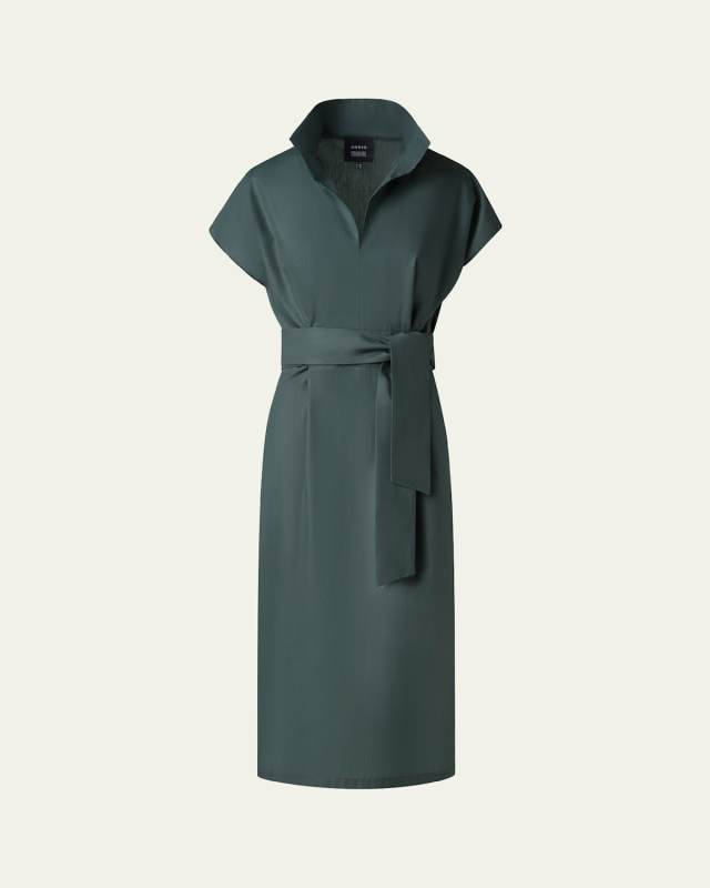 Cotton Poplin Midi Shirtdress