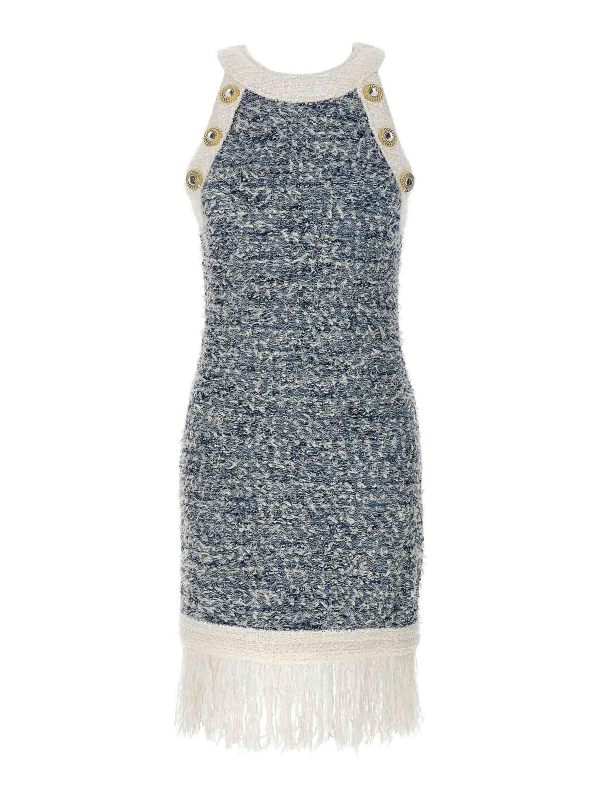 Balmain Robe Au Genou - Multicolore