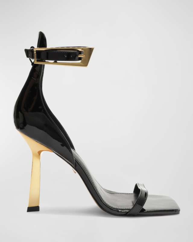 Ciara Patent Ankle-Strap Sandals