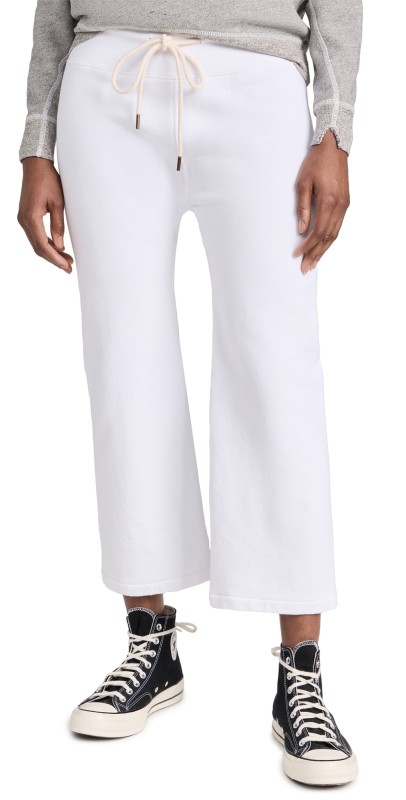 THE GREAT. The Sprinter Sweatpants True White