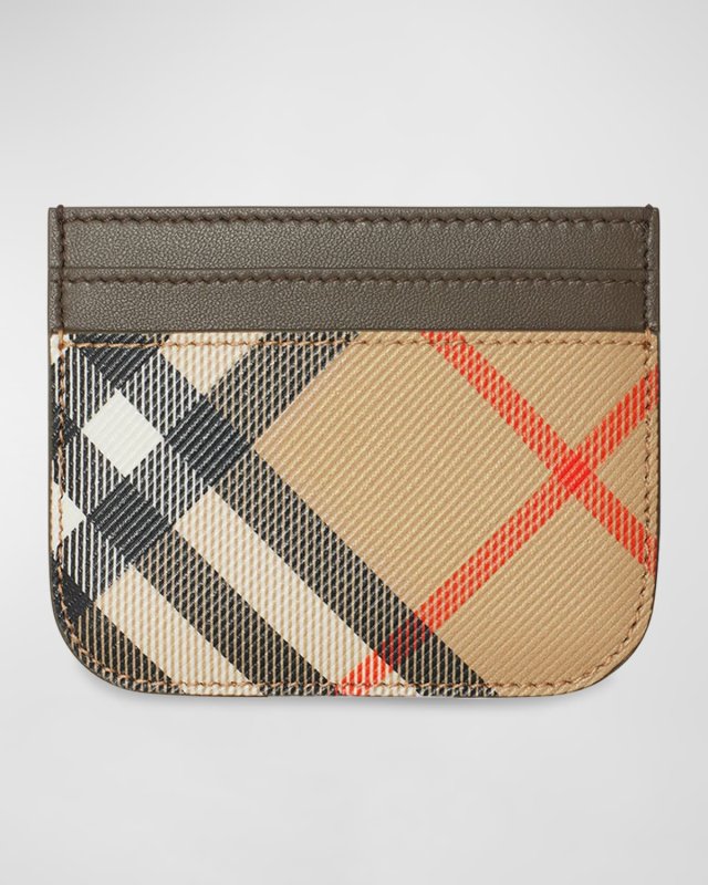 Sandon Check Card Case