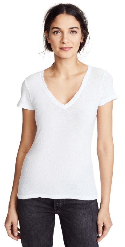 James Perse Casual Tee White
