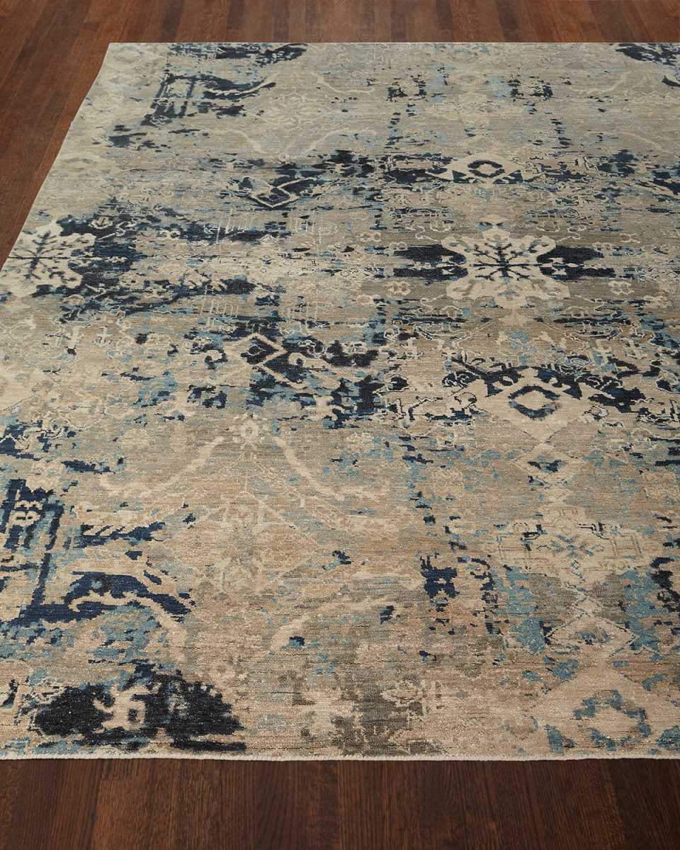 Zaffre Hand-Knotted Rug, 9' x 12'