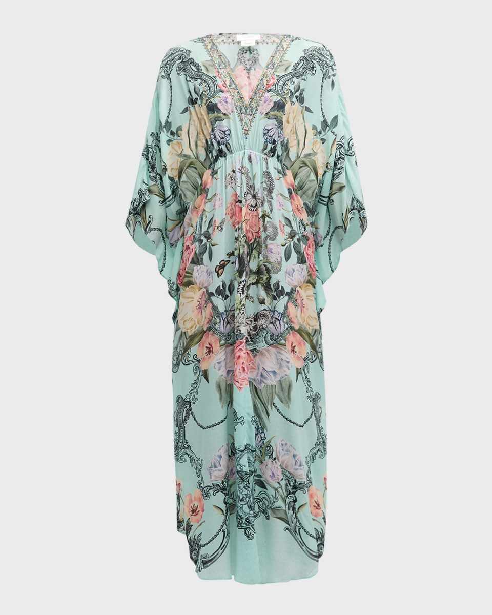 Petal Promise Land Gathered Waist Kaftan