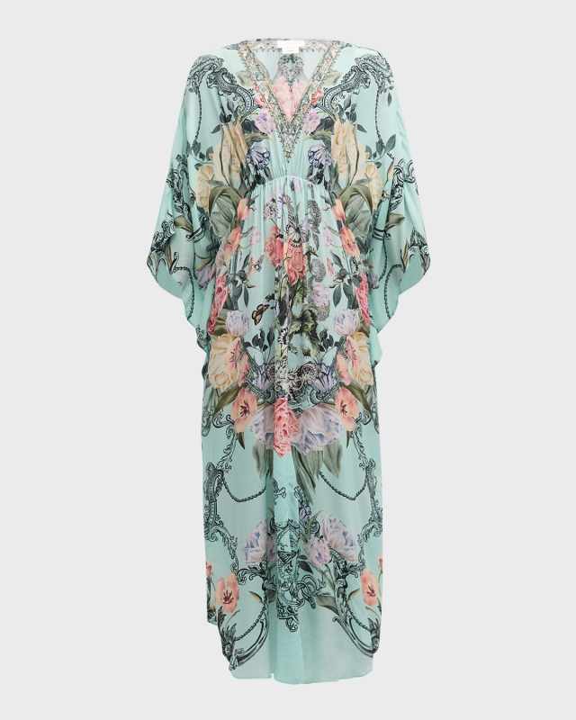 Petal Promise Land Gathered Waist Kaftan
