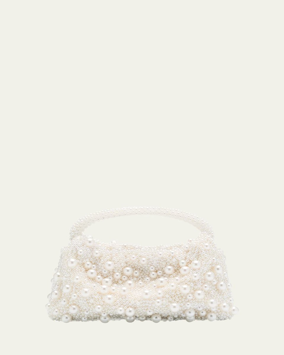 Ellerie Mini Pearly Top-Handle Bag