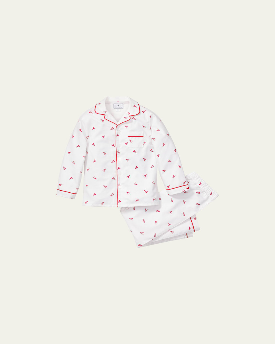 Kid's Brixham Lobsters 2-Piece Pajama Set, Size 6M-14