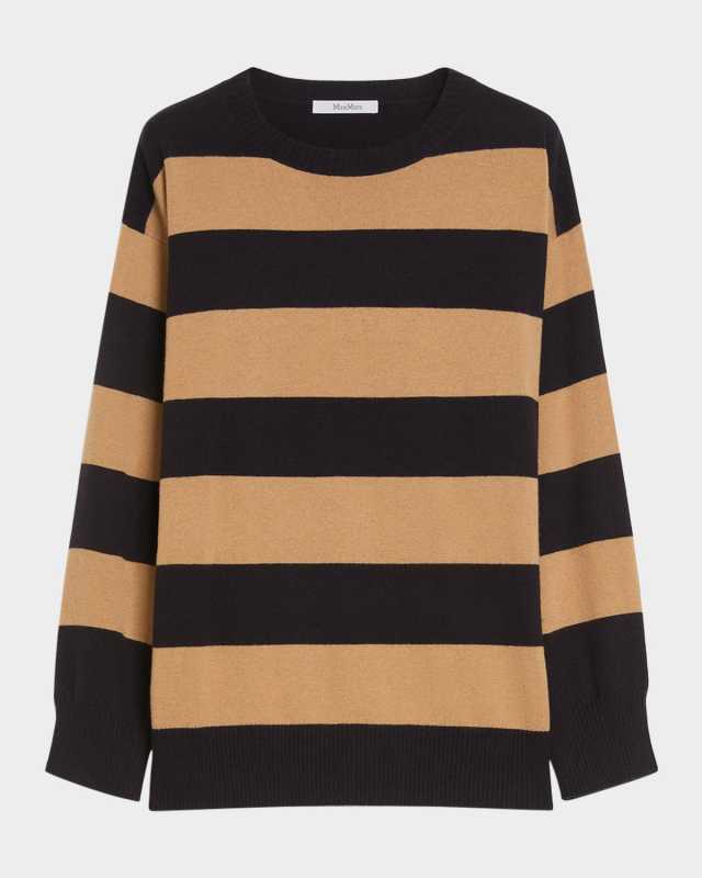 Faretra Stripe Wool Cashmere Sweat