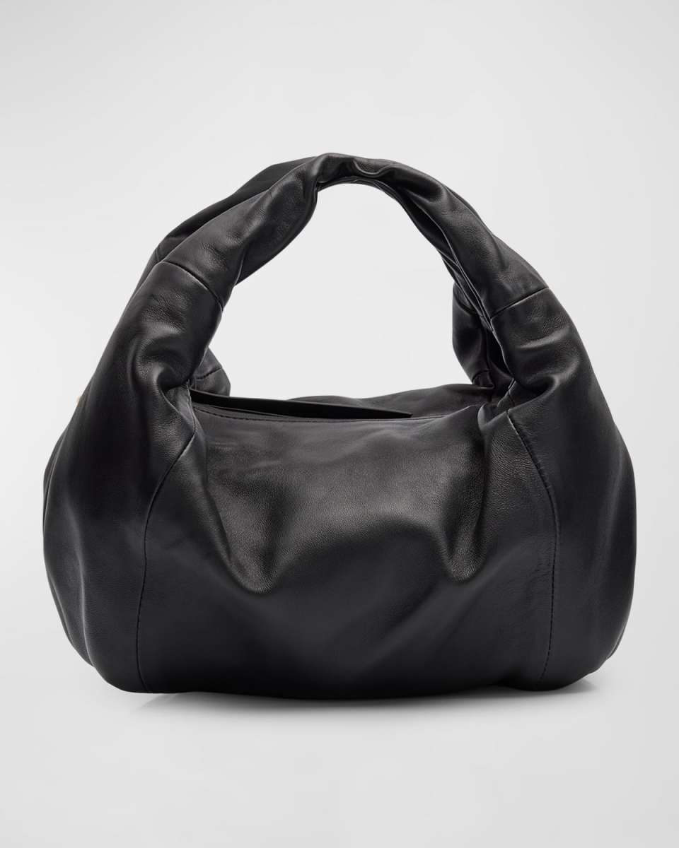 Twister Leather Top-Handle Bag