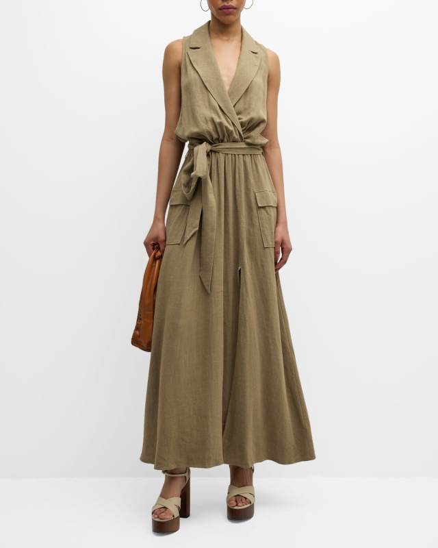 Mayer Military Maxi Dress