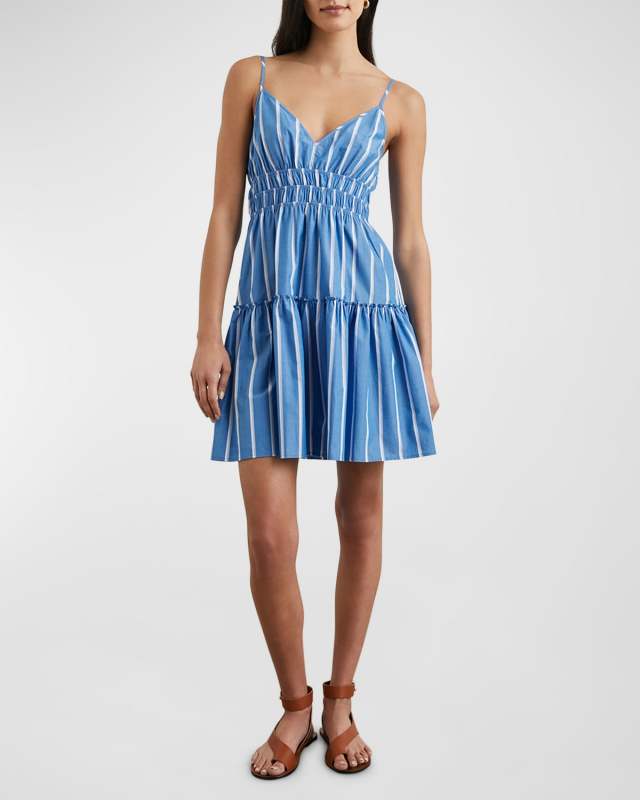 Carmen Striped Mini Dress