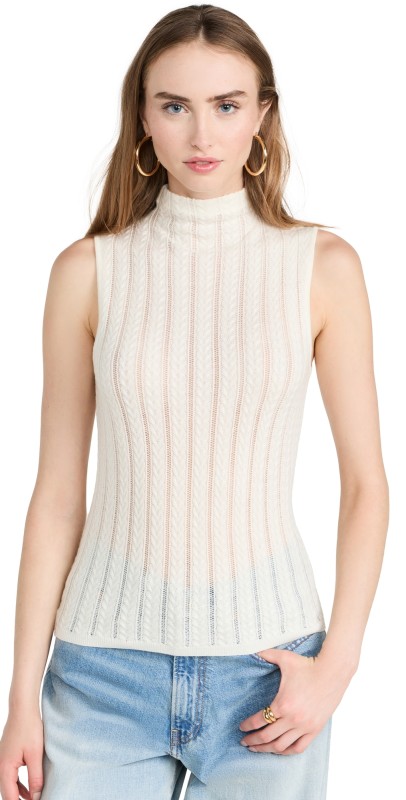 rag & bone Christina Turtleneck Sweater Ivory