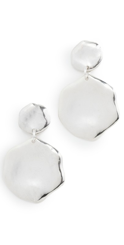 Chan Luu Fortuna Coin Earrings Silver