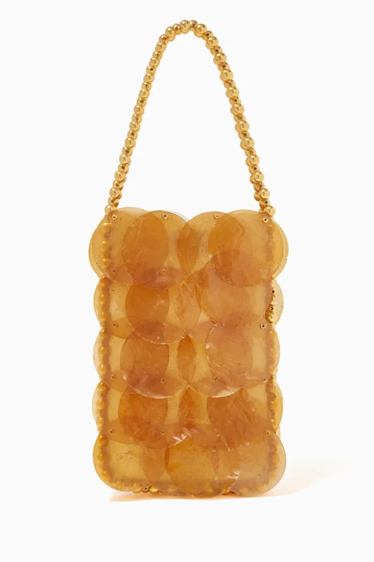 VANINA Casse Noisette Bag in Sequin & Acrylic
