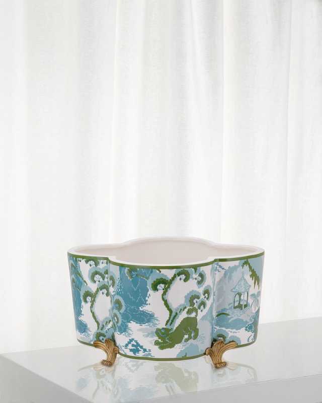Canton Quatrefoil Planter