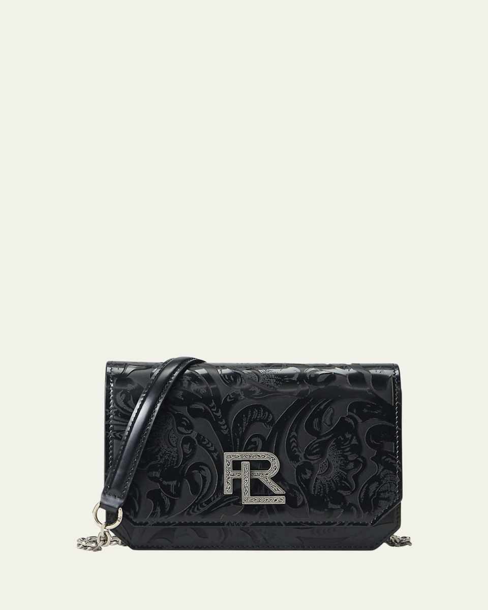 RL 888 Tooled Mini Crossbody Chain Bag