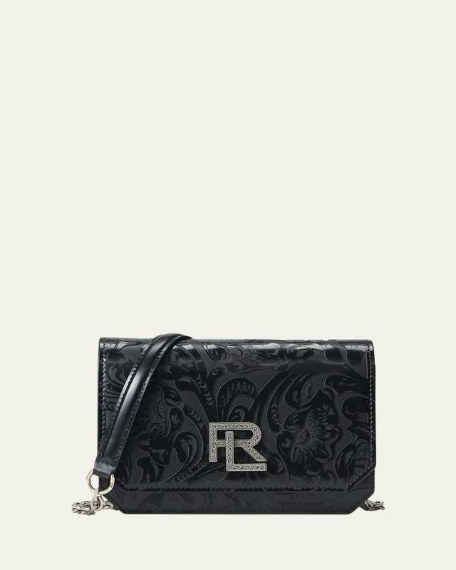 RL 888 Tooled Mini Crossbody Chain Bag