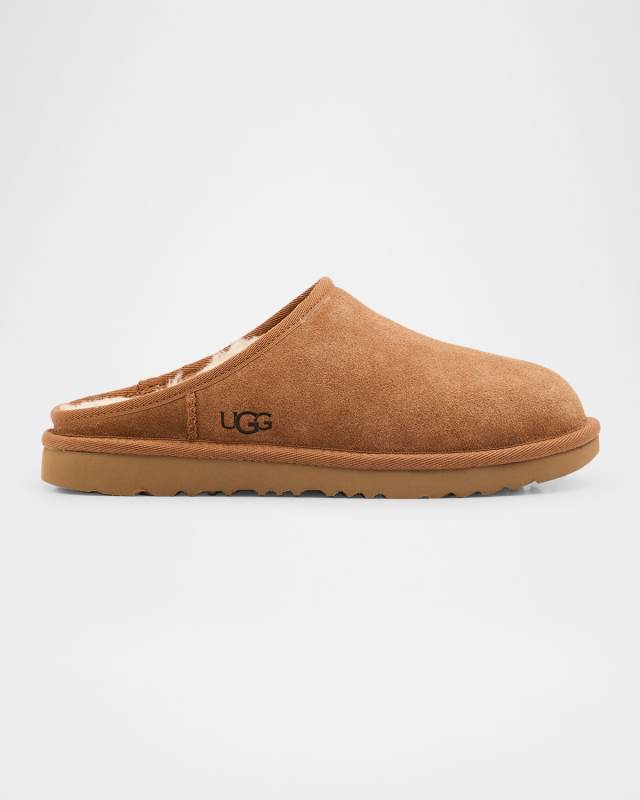 Boy's Classic Suede Slippers, Kids