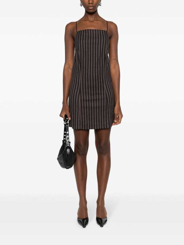 MUSIER Office striped minidress