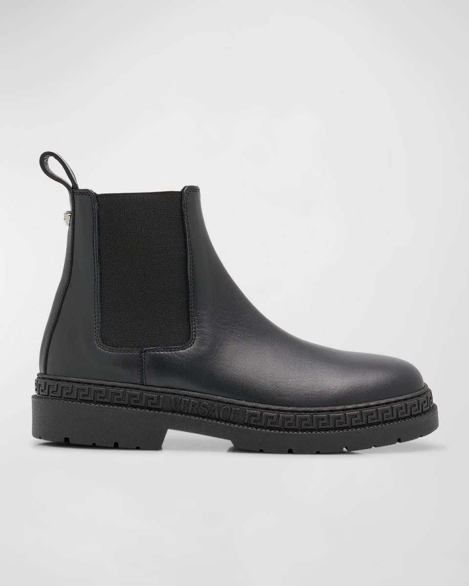 Girl's Leather Chelsea Boots, Kids