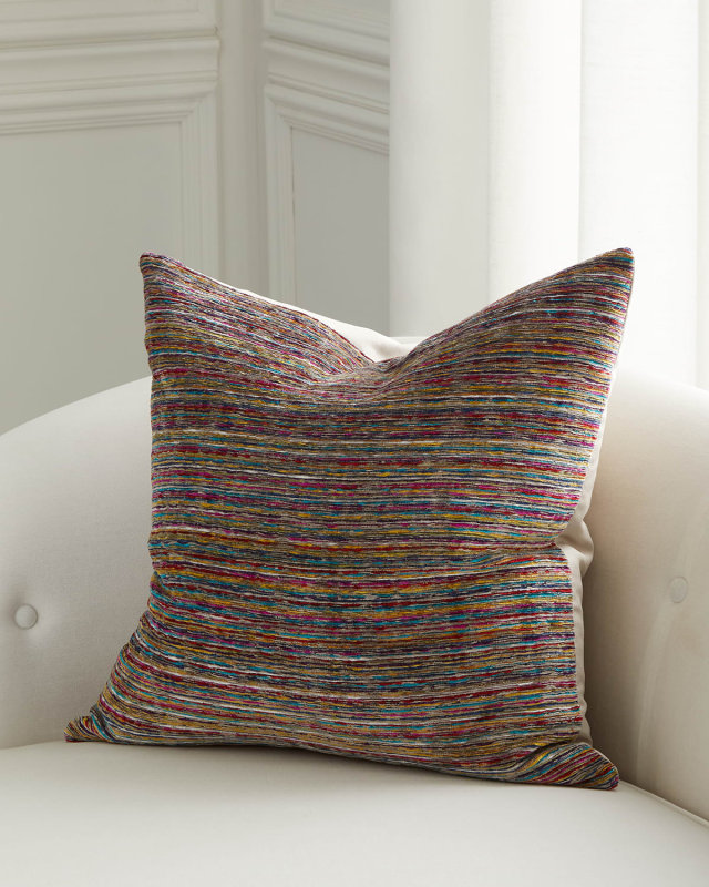 Heron Decorative Pillow, 22" Square