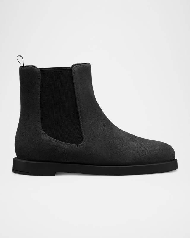 Izzie Suede Chelsea Booties