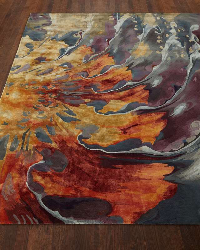 Prismatic Sunburst Rug, 10' x 14'