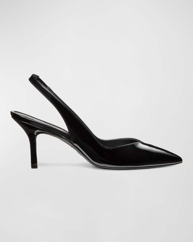 Eva Patent Slingback Pumps