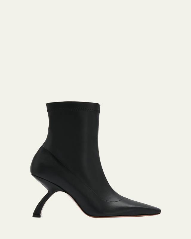 Merlin Vegan-Leather Zip Booties