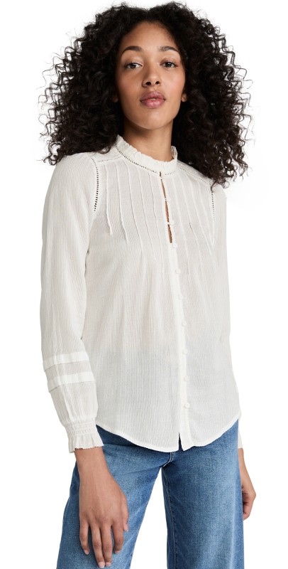 Faherty Willa Top White