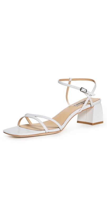 Badgley Mischka Carlota Sandal Heels Soft White