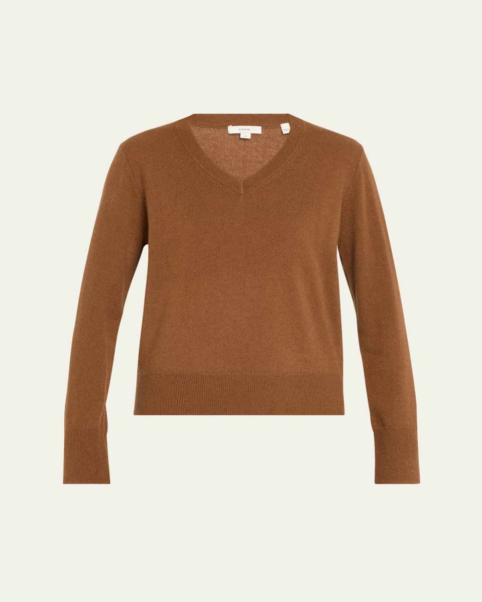 V-Neck Cashmere Sweat