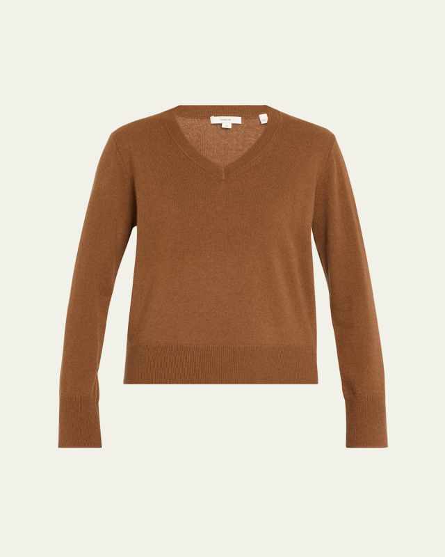 V-Neck Cashmere Sweat