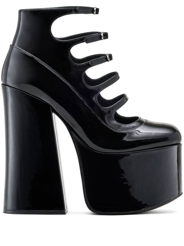 Kiki 160mm leather pumps