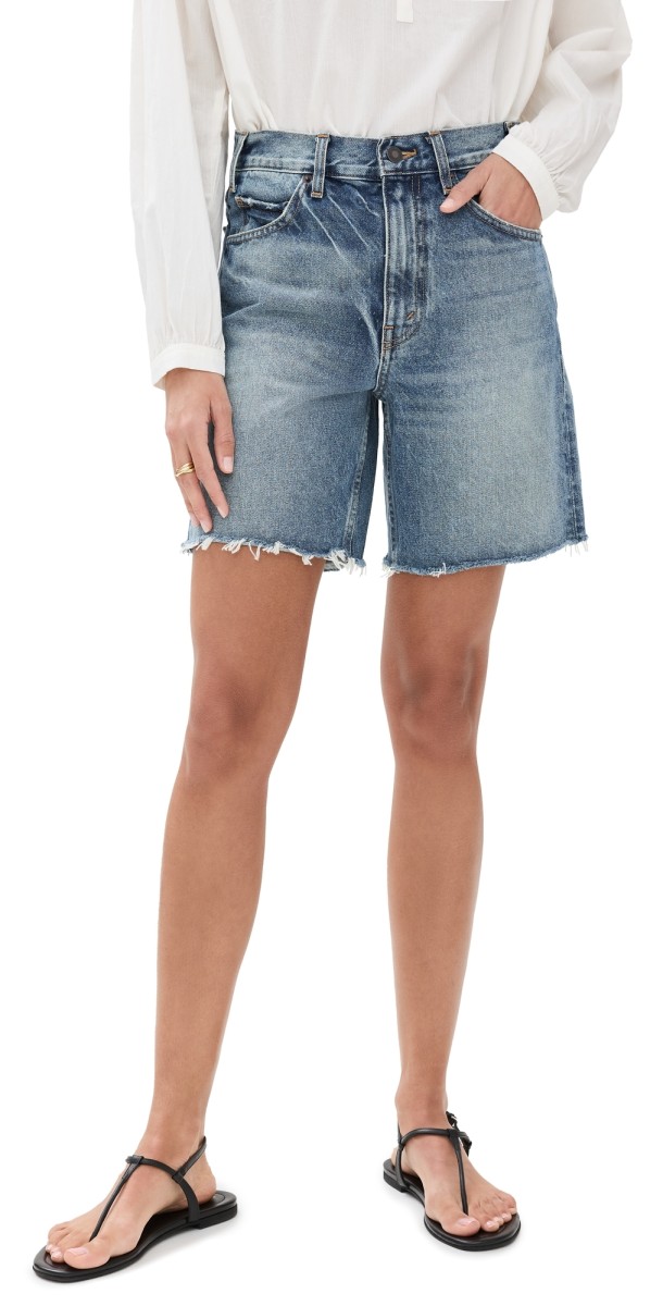 Nili Lotan Russel Denim Shorts Summer Wash