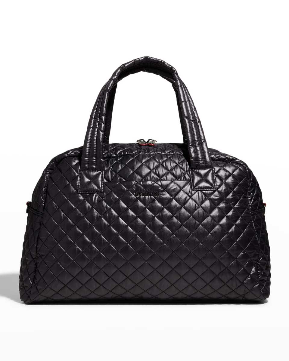 Jim Travel Quilted Nylon Duffel Bag