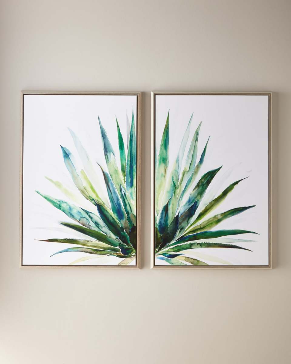 Verde Agave Wall Art, 30" x 45"
