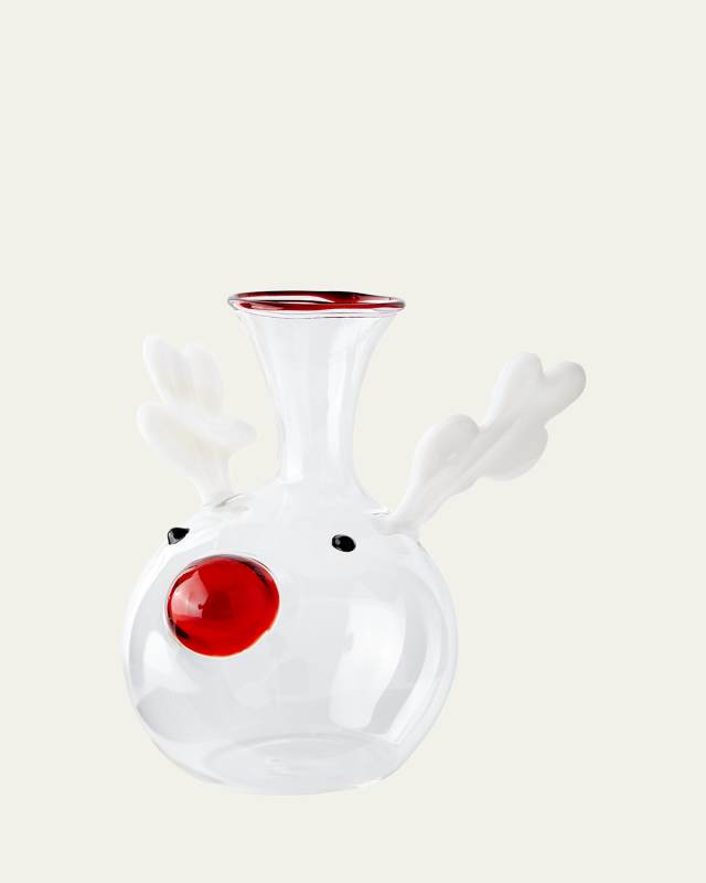 Red-Nosed Reindeer Decanter