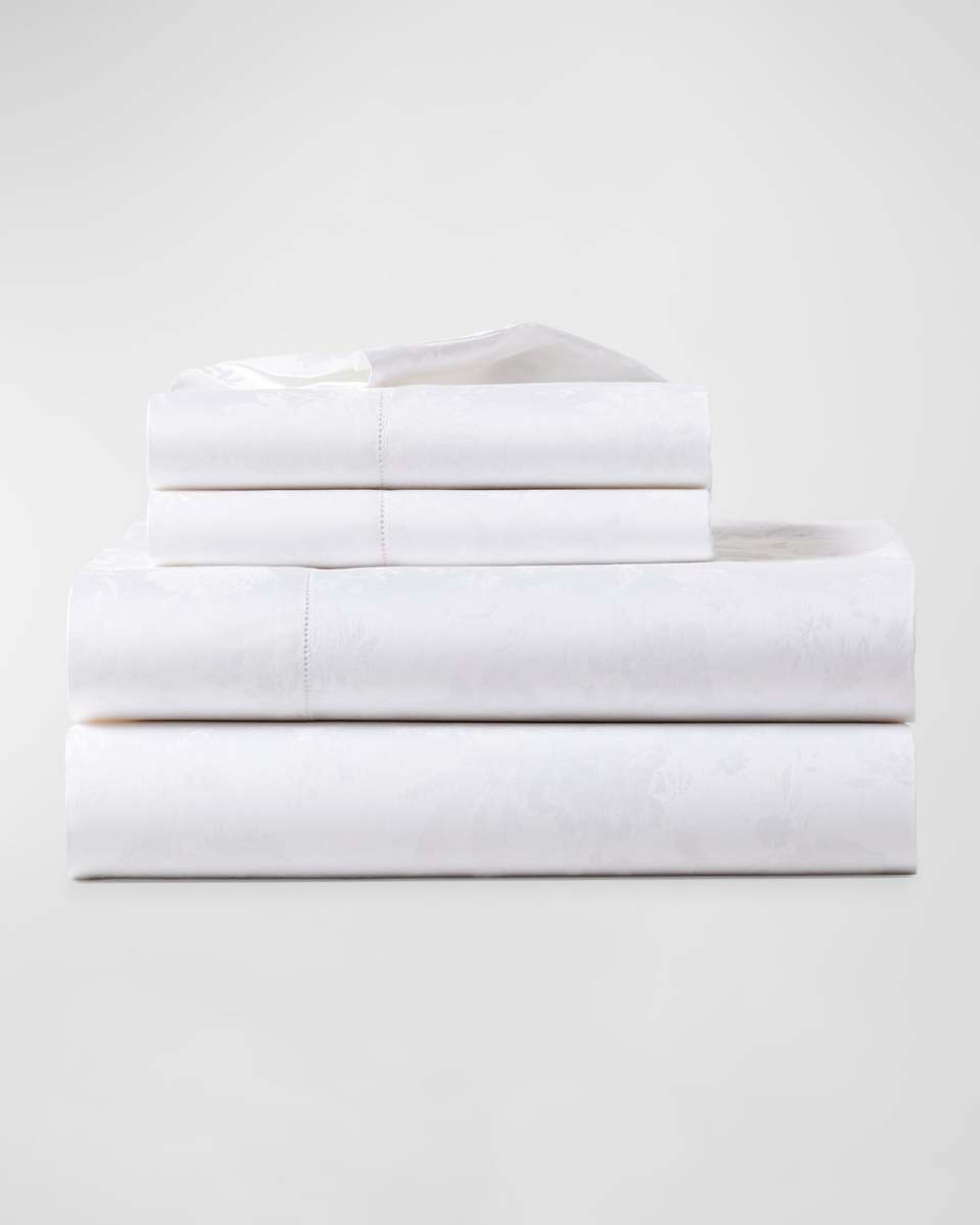 Bethany King Jacquard Organic Cotton Fitted Sheet