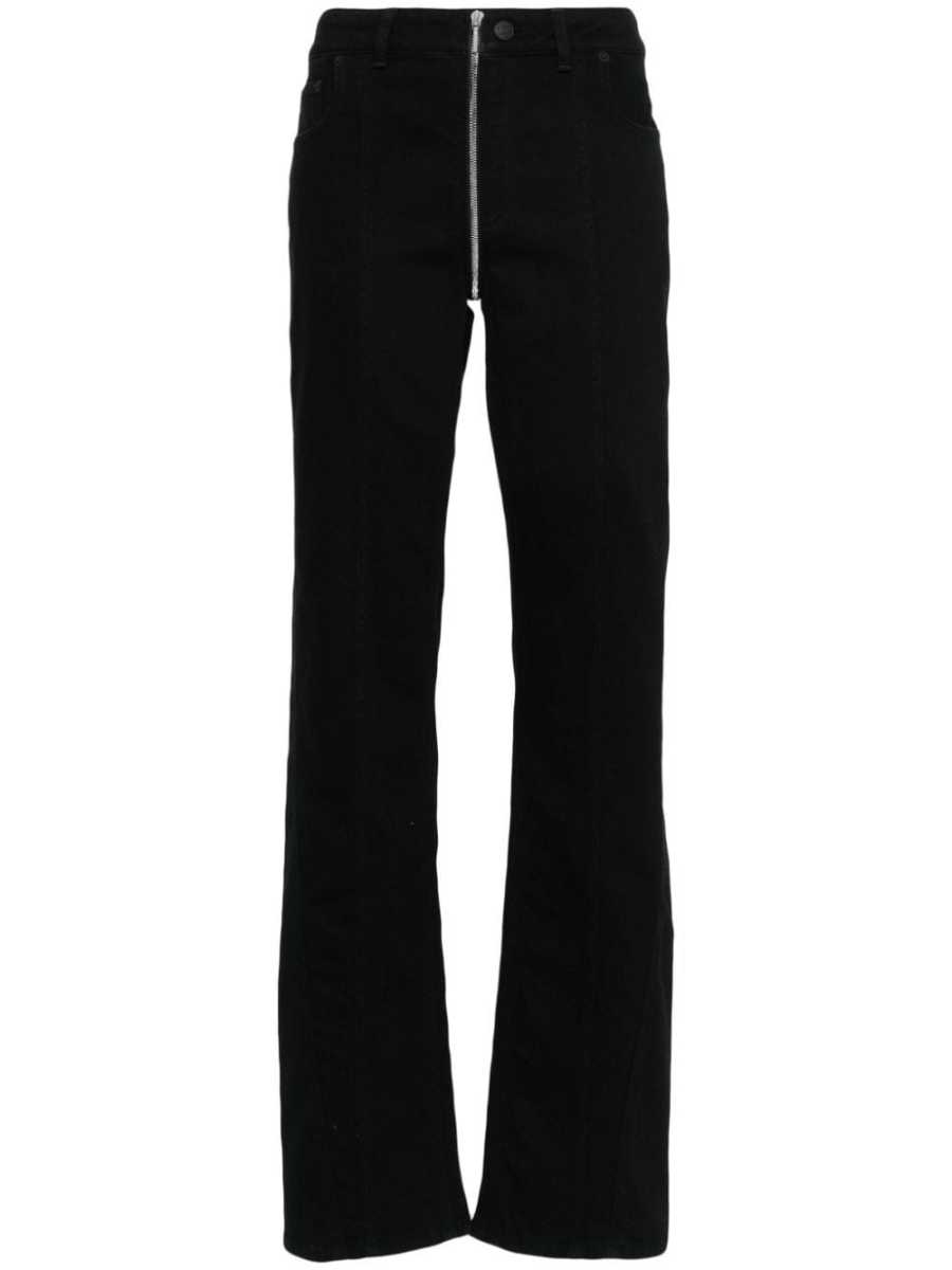 straight-leg jeans
