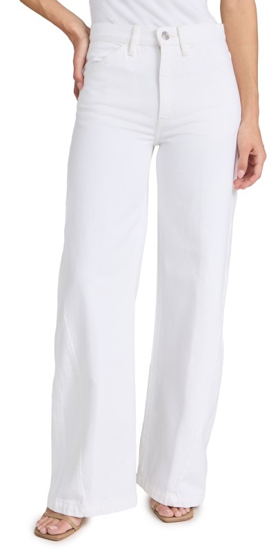 FRAME Le Baggy Palazzo Jeans Au Natural Clean