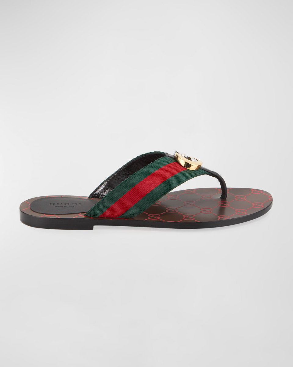 Kika Web Thong Sandals