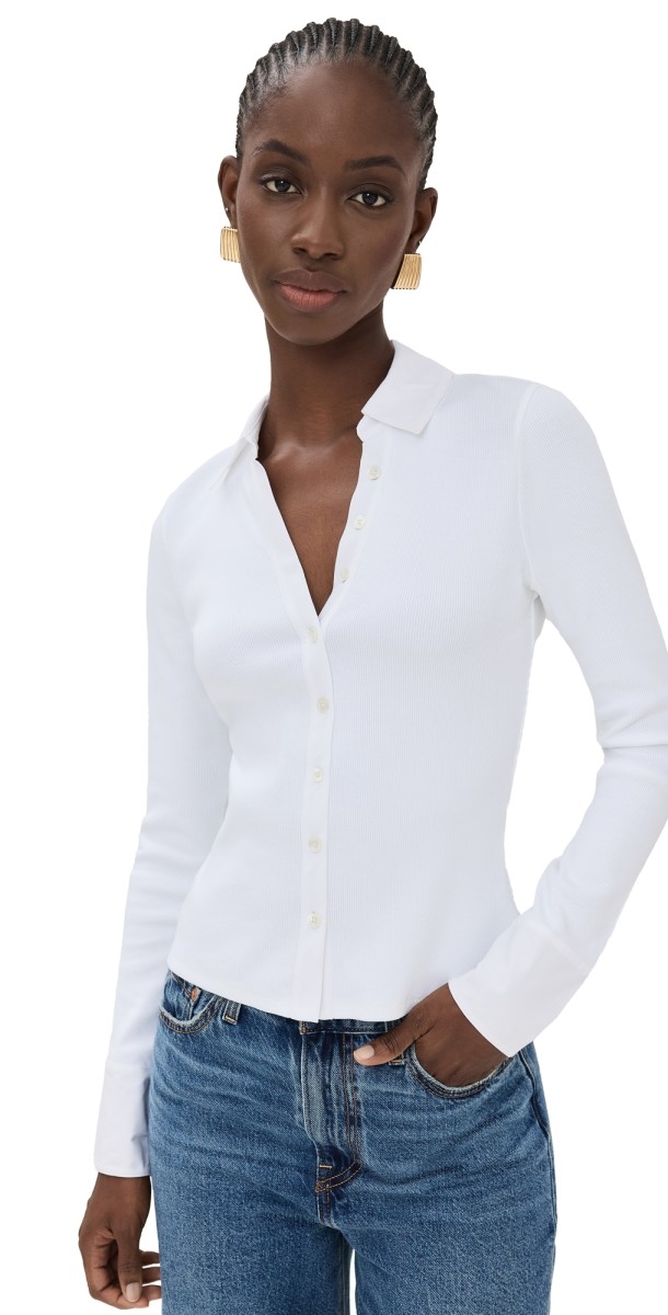 Veronica Beard Jean Scottie Mixed Media Top Black