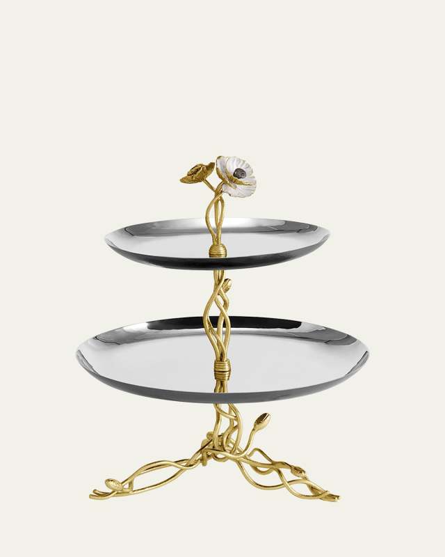 Anemone Two-Tier Etagere