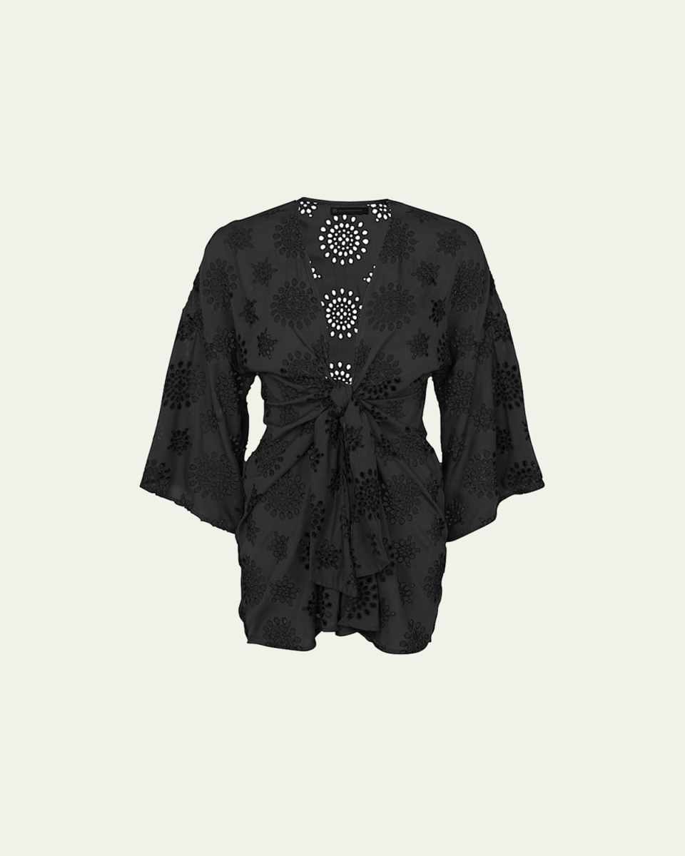 Perola Knot Short Caftan Coverup