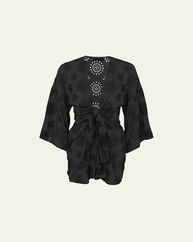 Perola Knot Short Caftan Coverup
