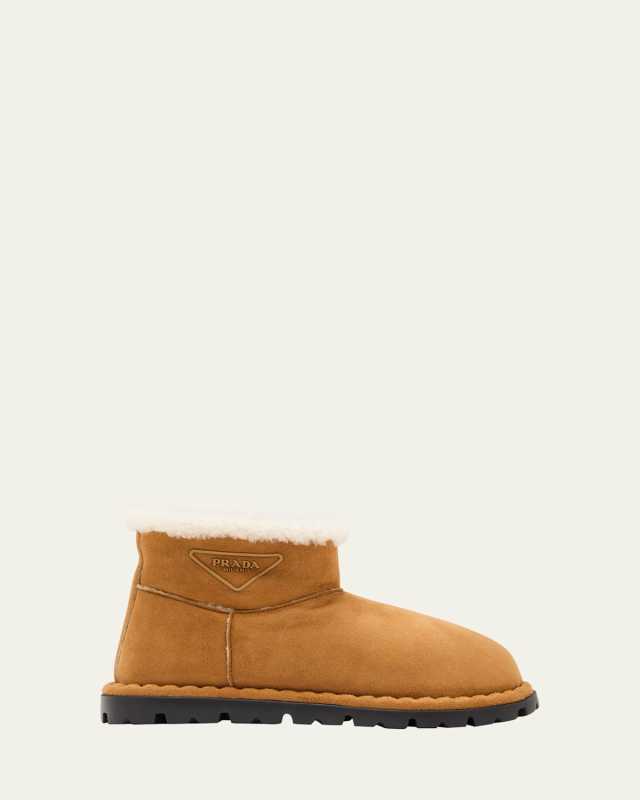 Blow Suede Shearling Cozy Booties