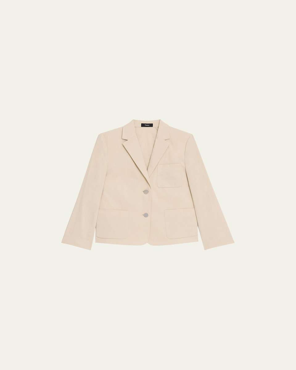 Shrunken Patch Pocket Jacket
