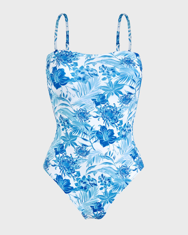 Tahiti Flowers Jersey One-Piece Swimsuit